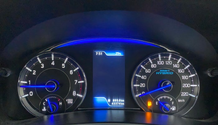 2019 Maruti Ciaz ALPHA 1.5 SHVS PETROL, Petrol, Manual, 43,374 km, Odometer Image