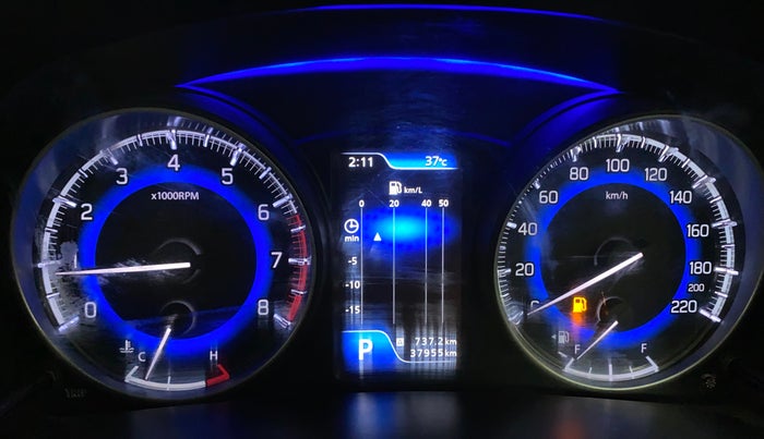 2018 Maruti Baleno ZETA CVT PETROL 1.2, Petrol, Automatic, 37,991 km, Odometer Image