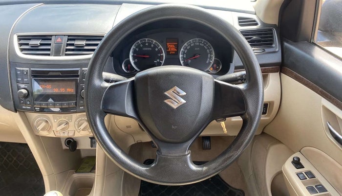 2015 Maruti Swift Dzire VXI, Petrol, Manual, 87,033 km, Steering Wheel Close Up