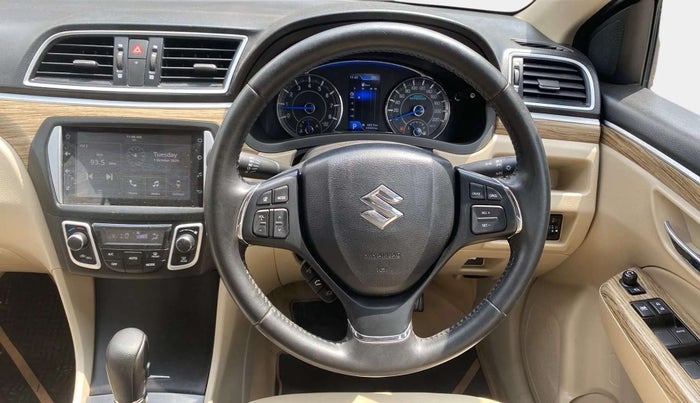 2021 Maruti Ciaz ALPHA  AT 1.5 SHVS PETROL, Petrol, Automatic, 43,395 km, Steering Wheel Close Up