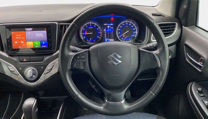 2019 Maruti Baleno ALPHA CVT PETROL 1.2, Petrol, Automatic, 60,513 km, Steering Wheel Close Up