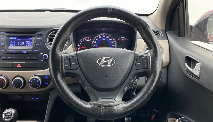 2015 Hyundai Grand i10 SPORTZ 1.2 KAPPA VTVT, Petrol, Manual, 59,614 km, Steering Wheel Close Up