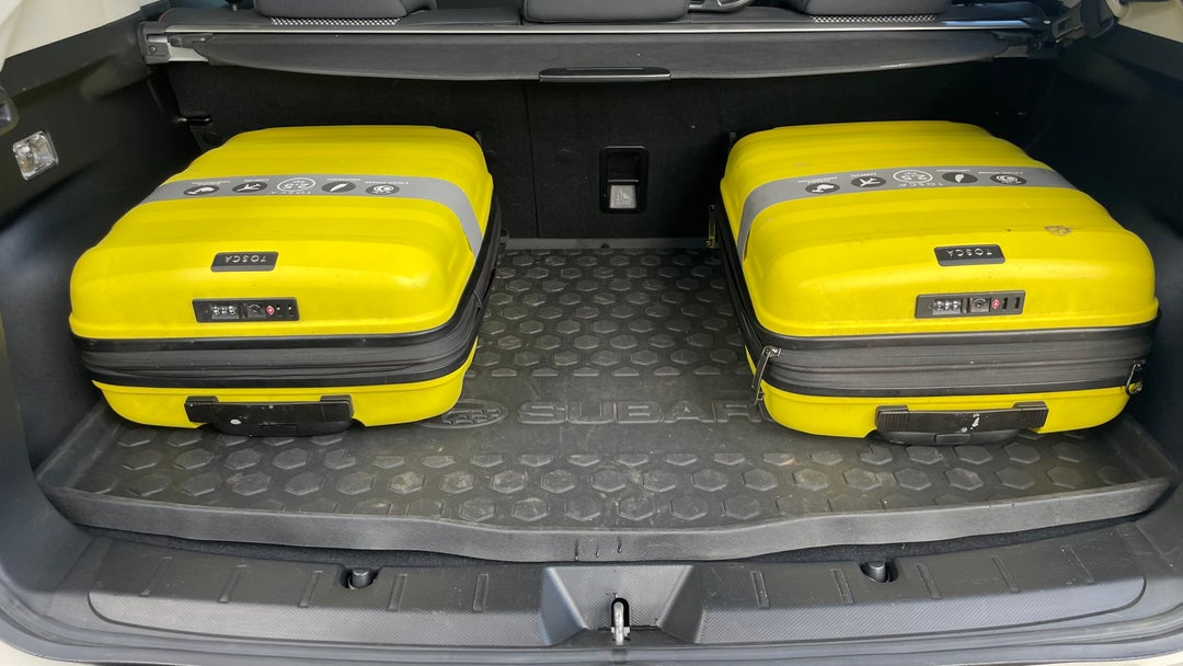 Boot Inside View with Luggage