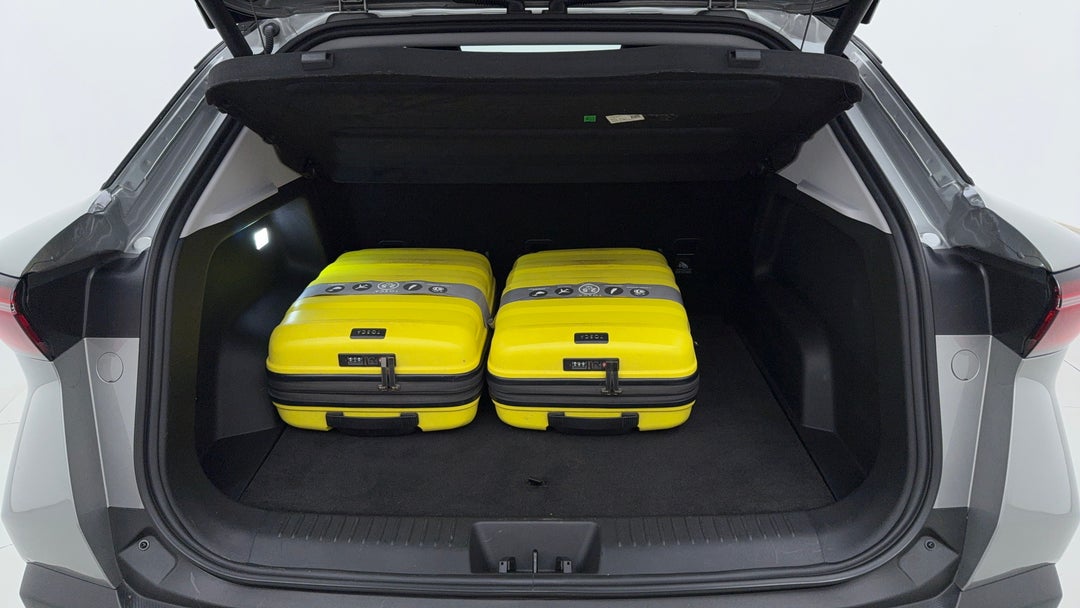 Boot Inside View with Luggage