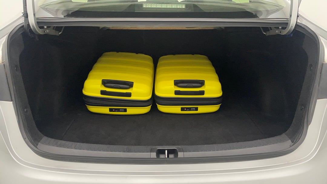 Boot Inside View with Luggage