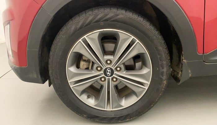 2017 Hyundai Creta SX PLUS 1.6 DIESEL SPECIAL EDITION, Diesel, Manual, 55,424 km, Left Front Wheel