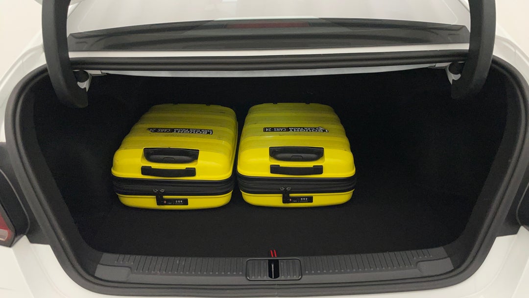 Boot Inside View with Luggage