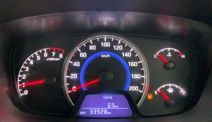 2016 Hyundai Grand i10 SPORTZ 1.2 KAPPA VTVT, Petrol, Manual, 33,928 km, Odometer Image