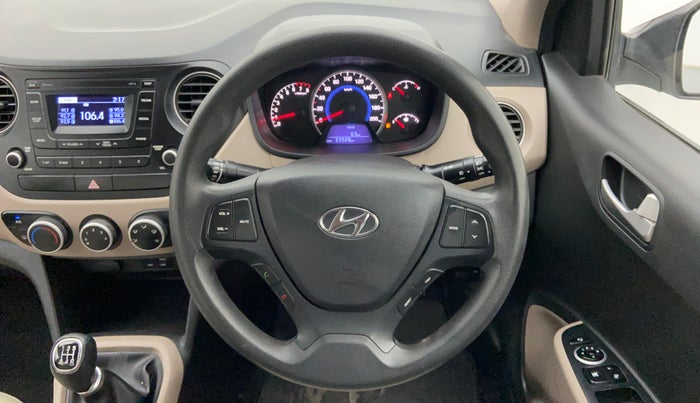2016 Hyundai Grand i10 SPORTZ 1.2 KAPPA VTVT, Petrol, Manual, 33,928 km, Steering Wheel Close Up