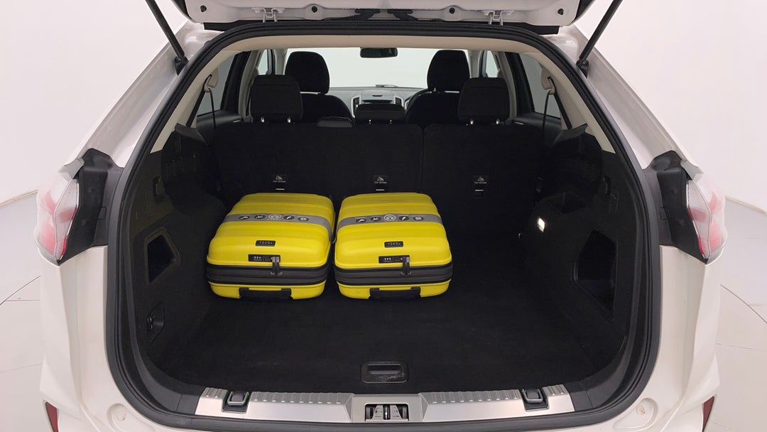 Boot Inside View with Luggage