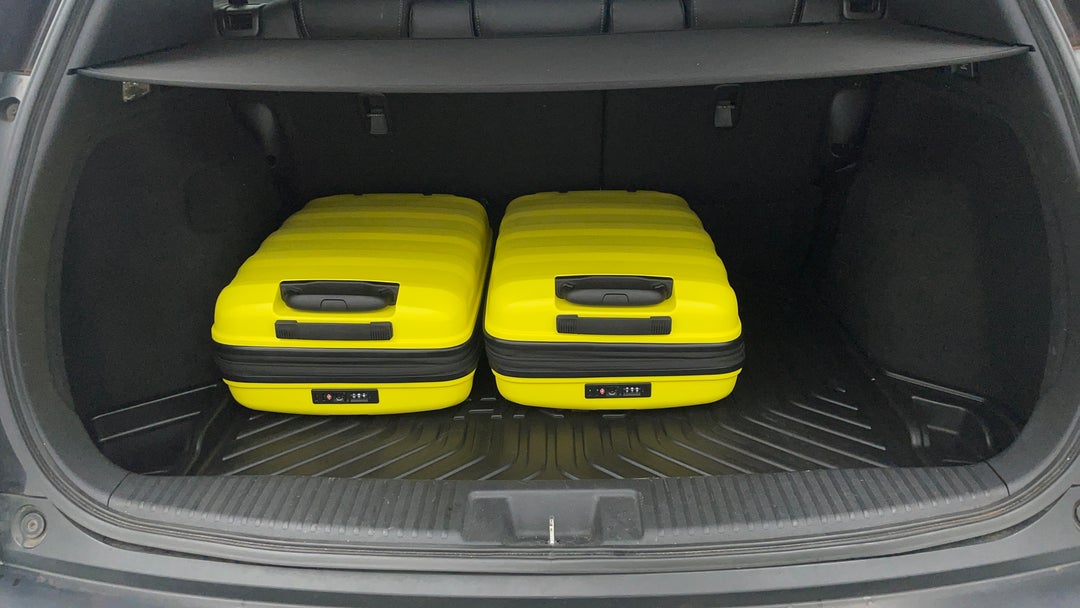 Boot Inside View with Luggage