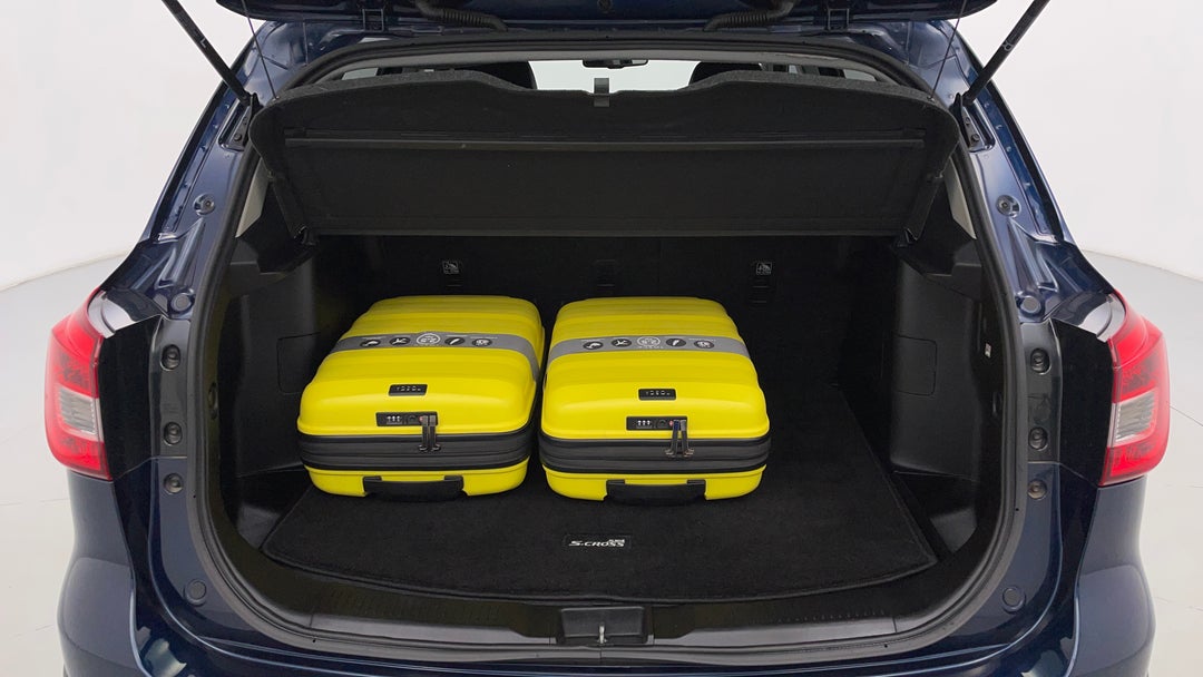 Boot Inside View with Luggage