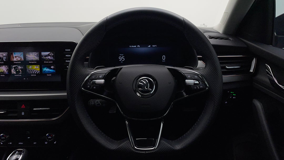 2022 SKODA Scala Signature 110tsi, Automatic, 25496 km, Steering Wheel Close-up