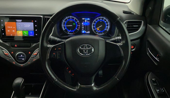 2019 Toyota Glanza V CVT, Petrol, Automatic, 59,520 km, Steering Wheel Close Up