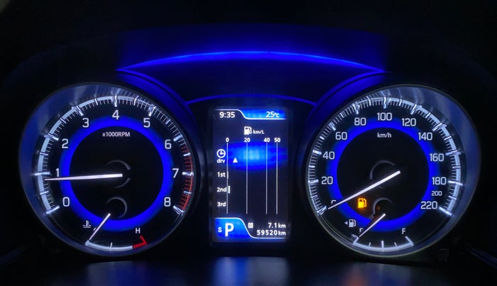 2019 Toyota Glanza V CVT, Petrol, Automatic, 59,520 km, Odometer Image