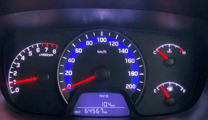 2016 Hyundai Xcent S 1.2, CNG, Manual, 64,567 km, Odometer Image