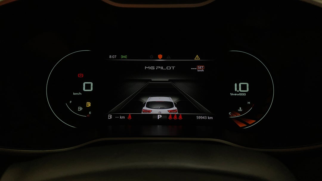 2021 MG Zst Essence, Automatic, 59729 km, Odometer View