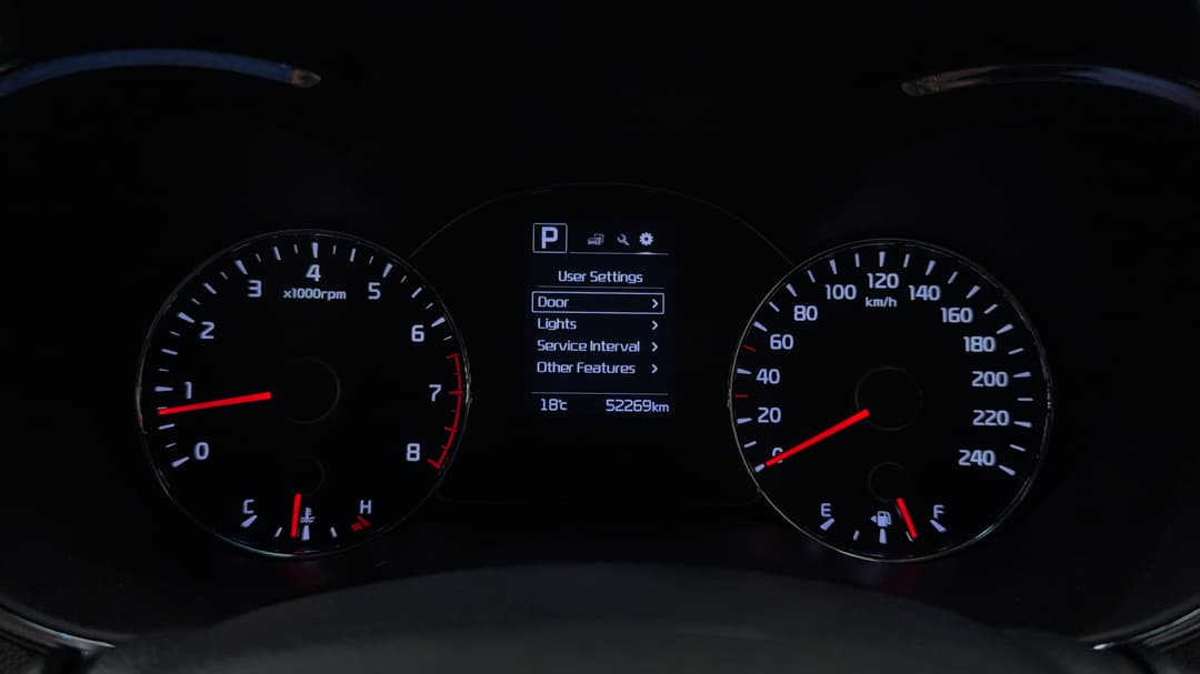 2016 Kia Cerato S, Automatic, 52269 km, Odometer View