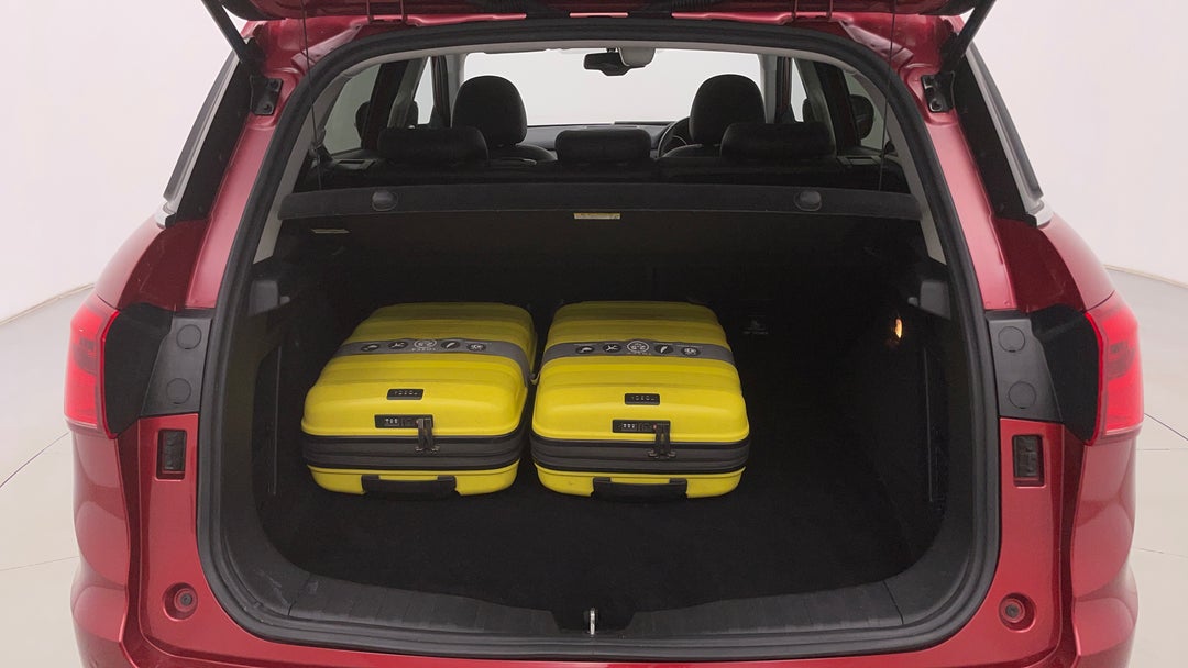 Boot Inside View with Luggage