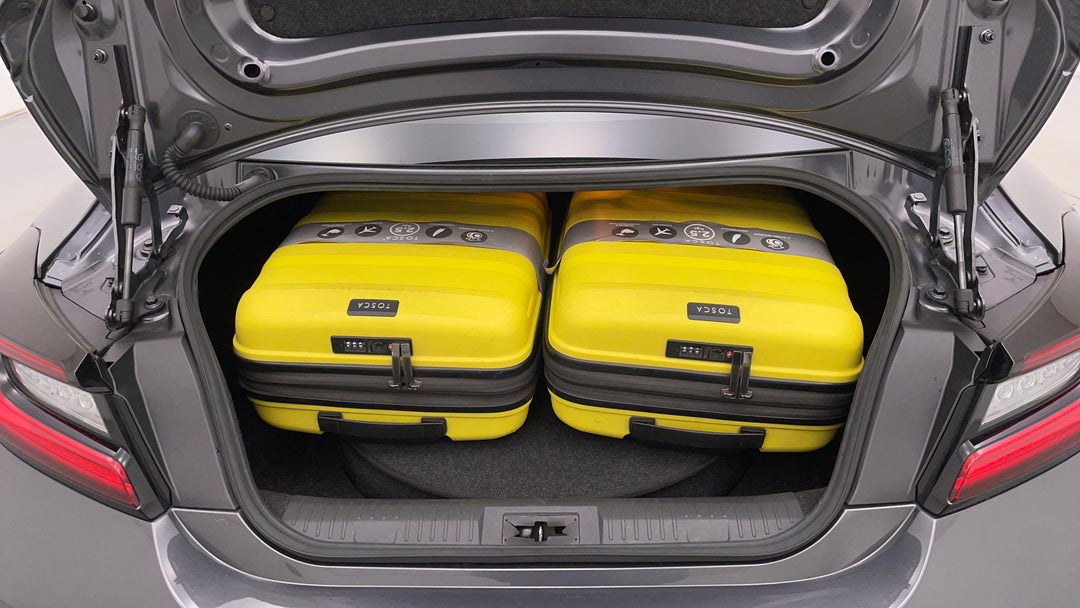 Boot Inside View with Luggage