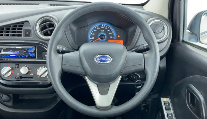 2018 Datsun Redi Go T, Petrol, Manual, 16,936 km, Steering Wheel Close Up