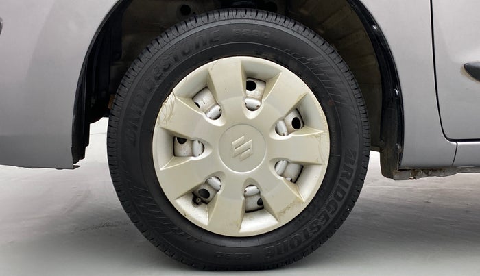 2013 Maruti Wagon R 1.0 LXI, Petrol, Manual, 56,484 km, Left Front Wheel