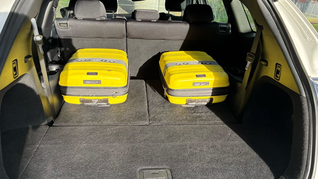 Boot Inside View with Luggage