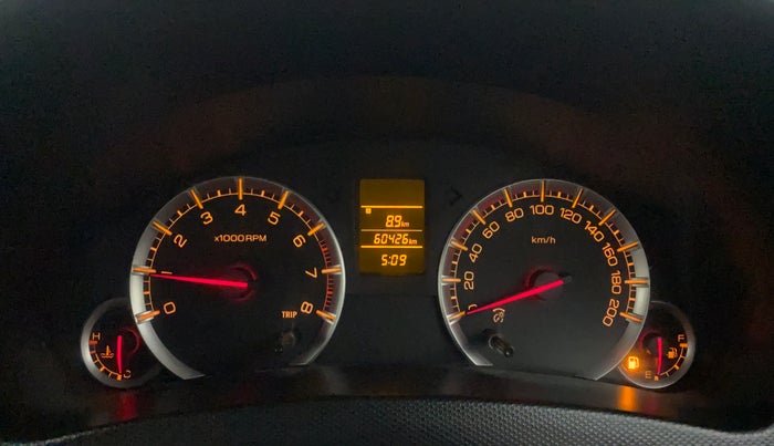 2013 Maruti Swift VXI, Petrol, Manual, 60,424 km, Odometer Image