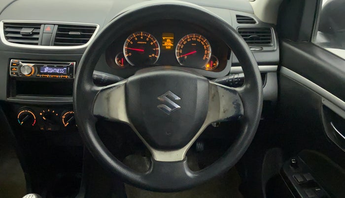 2013 Maruti Swift VXI, Petrol, Manual, 60,424 km, Steering Wheel Close Up