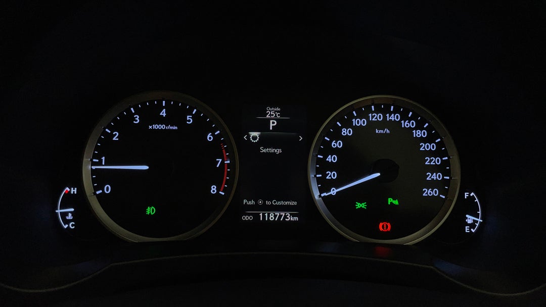 2015 Lexus Is250 Luxury, Automatic, 118773 km, Odometer View