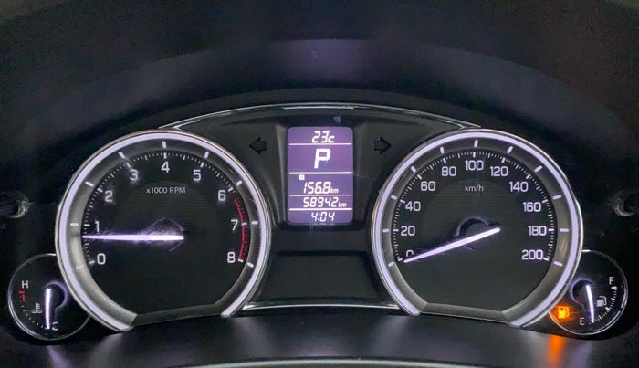2017 Maruti Ciaz ZETA 1.4  AT PETROL, Petrol, Automatic, 59,305 km, Odometer Image