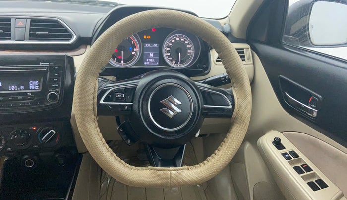 2017 Maruti Dzire VXI AMT, Petrol, Automatic, 68,170 km, Steering Wheel Close-up