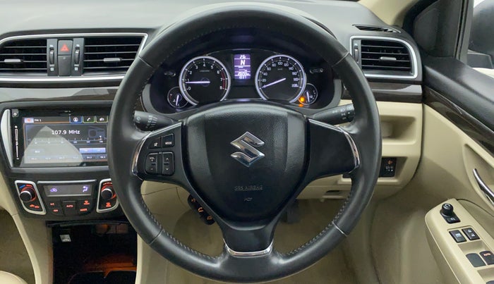 2018 Maruti Ciaz ALPHA 1.4 VVT AMT, Petrol, Automatic, 20,315 km, Steering Wheel Close Up