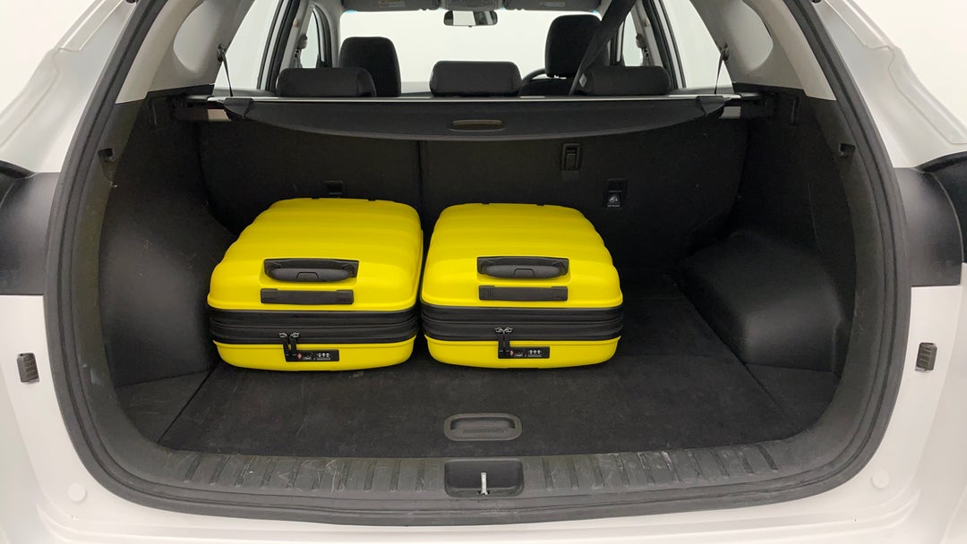 Boot Inside View with Luggage