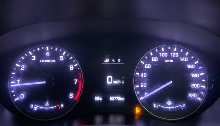 2016 Hyundai Elite i20 ASTA 1.2, Petrol, Manual, 80,775 km, Odometer Image
