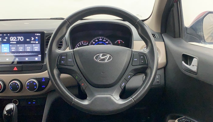 2016 Hyundai Grand i10 ASTA AT 1.2 KAPPA VTVT, Petrol, Automatic, 39,583 km, Steering Wheel Close Up