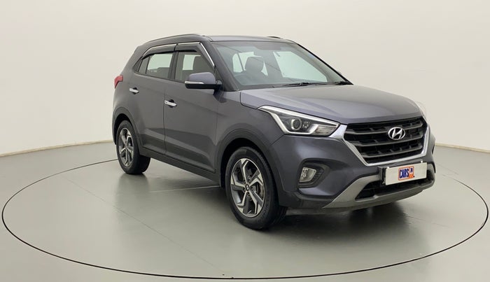 2018 Hyundai Creta SX (O) 1.6 PETROL, Petrol, Manual, 80,751 km, Right Front Diagonal