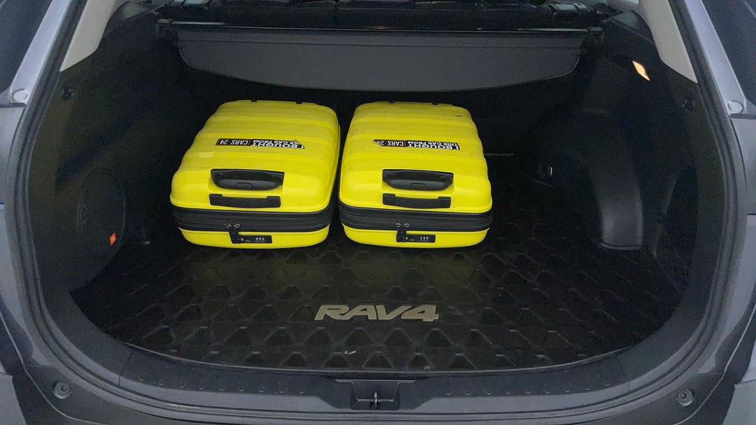 Boot Inside View with Luggage