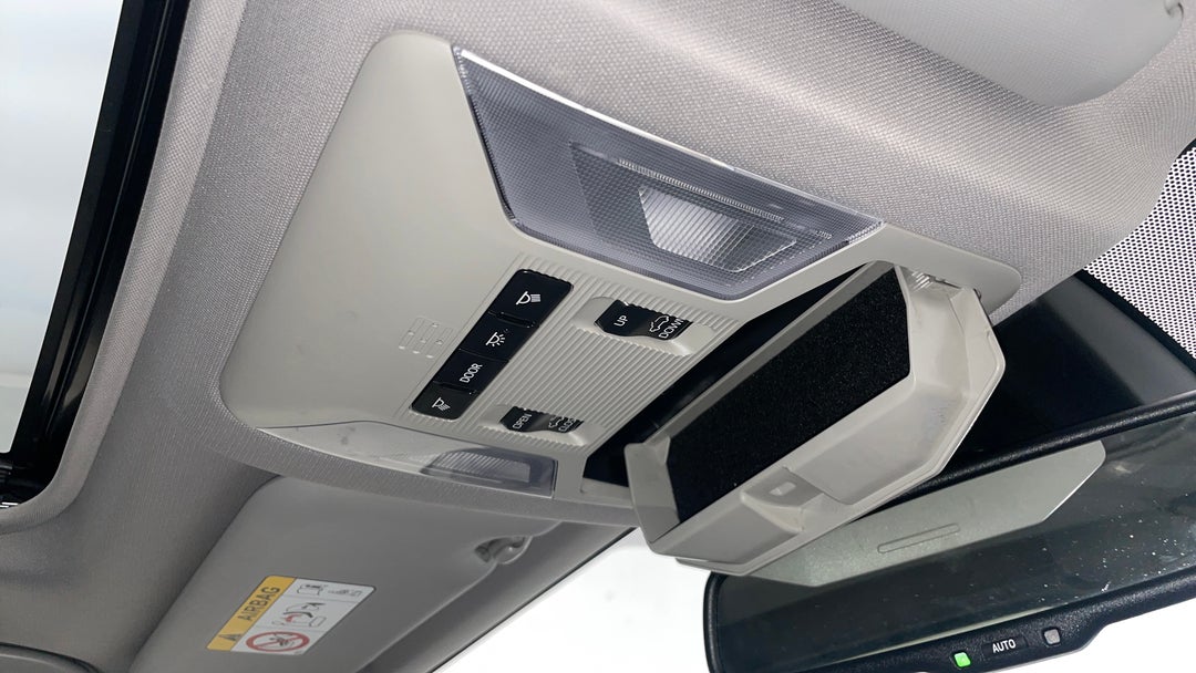 On-Roof Controls/Sunglass holder