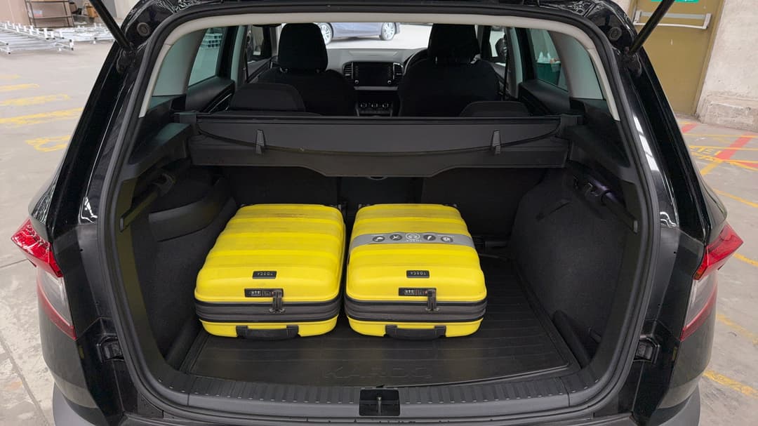 2020 SKODA Karoq 110tsi, Automatic, 66043 km, Boot Inside View with Luggage
