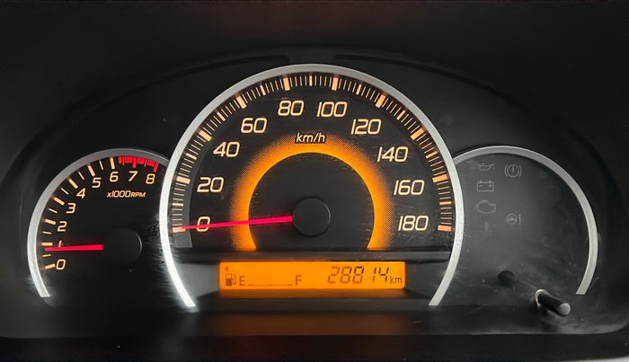 2015 Maruti Wagon R 1.0 VXI, Petrol, Manual, 28,772 km, Odometer Image