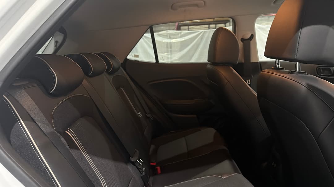 2023 Hyundai Venue Elite (black) Two-tone Roof, Automatic, 45977 km, Right Side Rear Door Cabin View