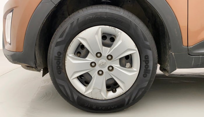 2017 Hyundai Creta E PLUS 1.6 PETROL, Petrol, Manual, 55,852 km, Left Front Wheel