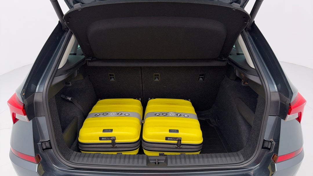 Boot Inside View with Luggage