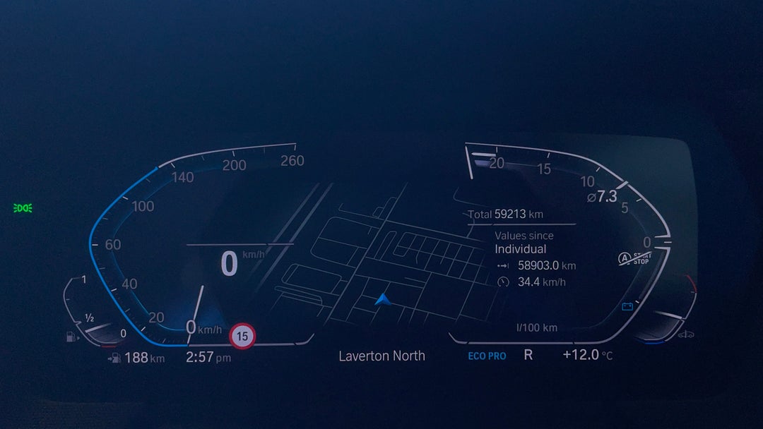 2021 BMW 1 18i M Sport, Automatic, 59213 km, Odometer View