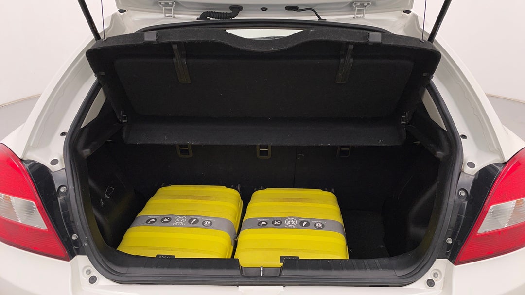 Boot Inside View with Luggage