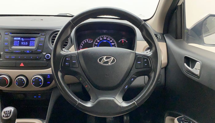 2016 Hyundai Grand i10 ASTA 1.2 KAPPA VTVT, Petrol, Manual, 66,744 km, Steering Wheel Close Up