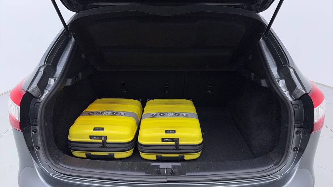 Boot Inside View with Luggage