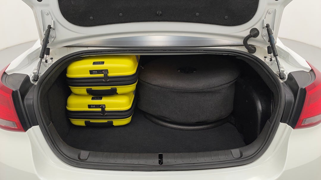 Boot Inside View with Luggage