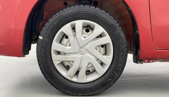 2014 Maruti Wagon R 1.0 LXI, Petrol, Manual, 70,410 km, Left Front Wheel